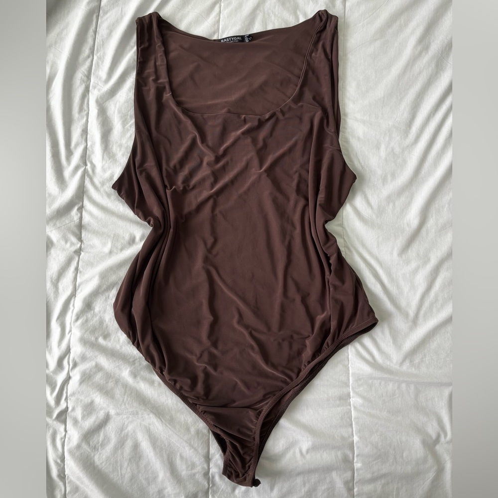 Nasty Gal Brown Bodysuit